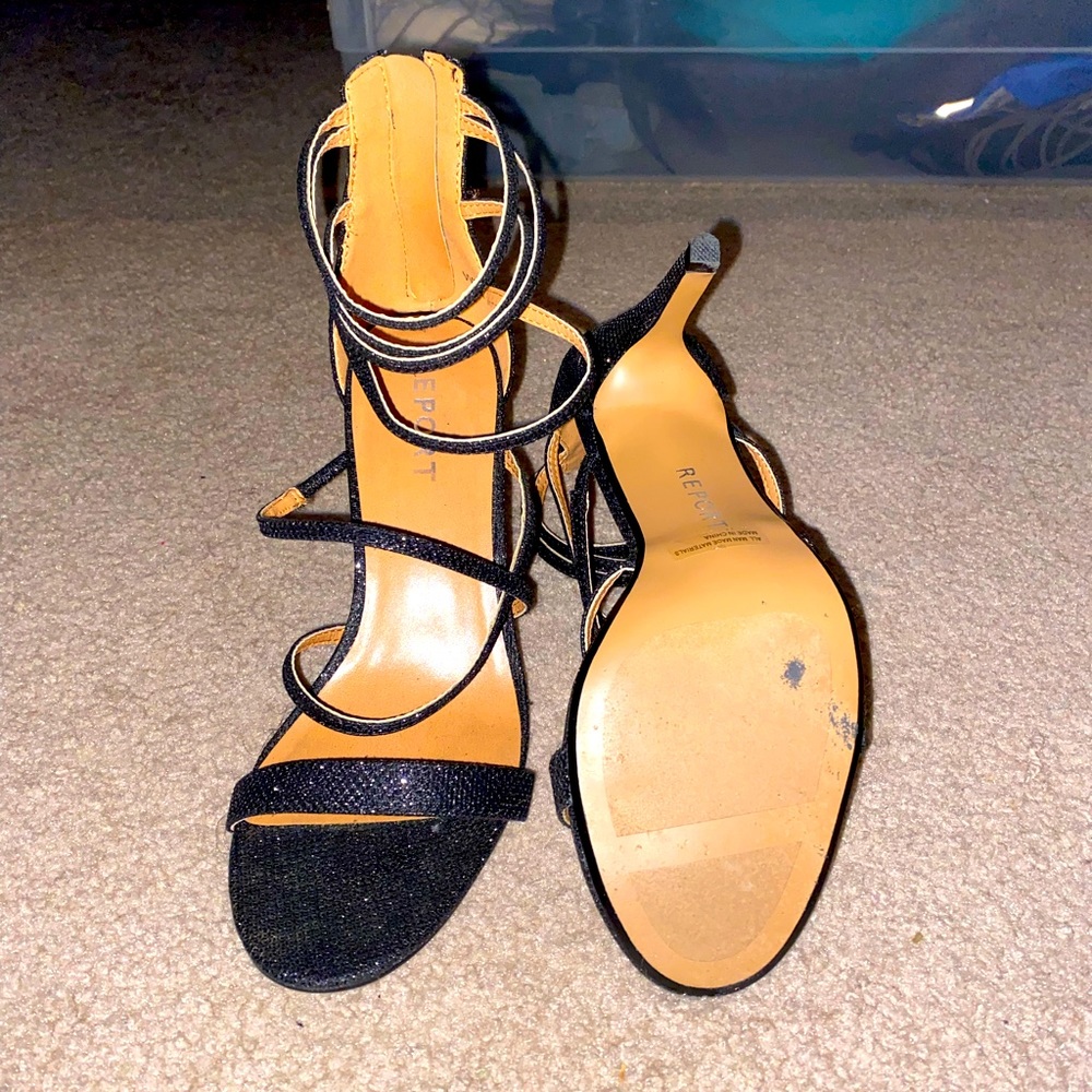 DSW High heels, size 8, sparkly black